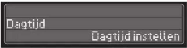Dagtijd Dagtijd instellen