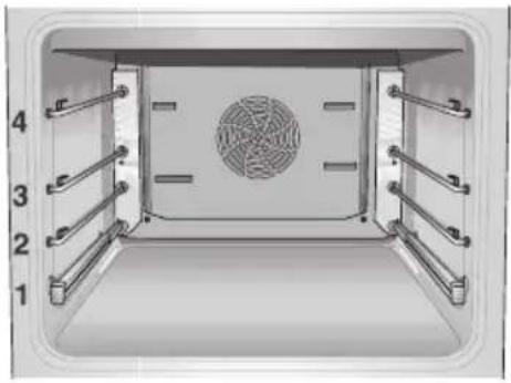 NEFF B1664A0 - Inschuifhoogten Uw oven beschikt over 4 inschuifhoogten. - 1
