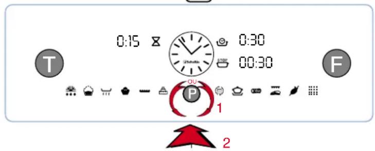 0:15 X 0:30 T STOP 00:30 F QU P 1 2