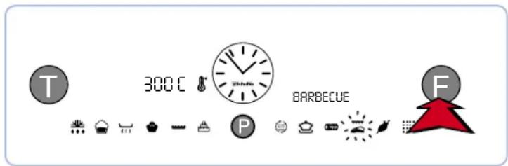 T 300 °C BARBECUE F