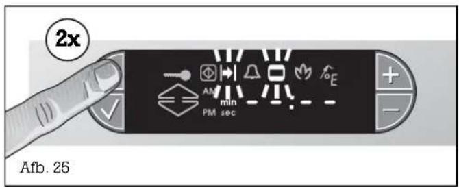 GAGGENAU EB 209 - Verkeerd ingestelde waarden wist u als volgt: - 1