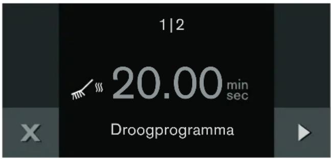 GAGGENAU BSP251 - Droogprogramma starten - 1