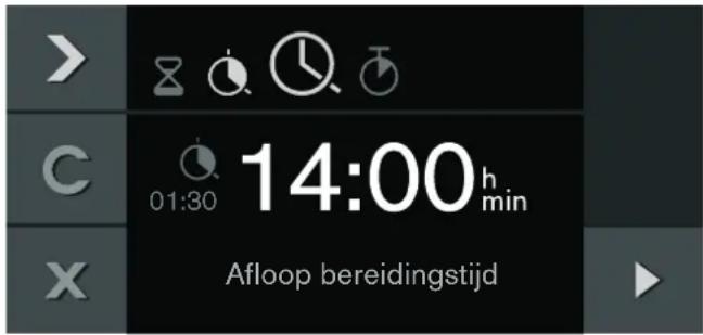 GAGGENAU BSP251 - Afloop bereidingstijd verschuiven - 1