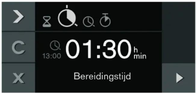 GAGGENAU BSP221 - Bereidingstijd instellen - 1