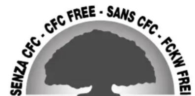 SENZA CFC - CFC FREE - SANS CFC - FCKW FREI