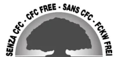 SENZA CFC • CFC FREE • SANS CFC • FCKW FREI