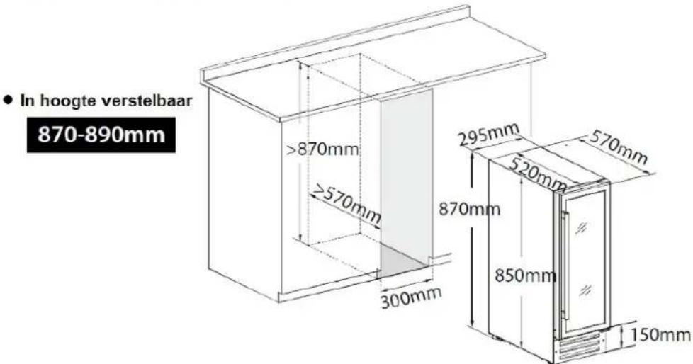 Dunavox DX-46.145BK - Opbouw Tweevoudige Zone - 4
