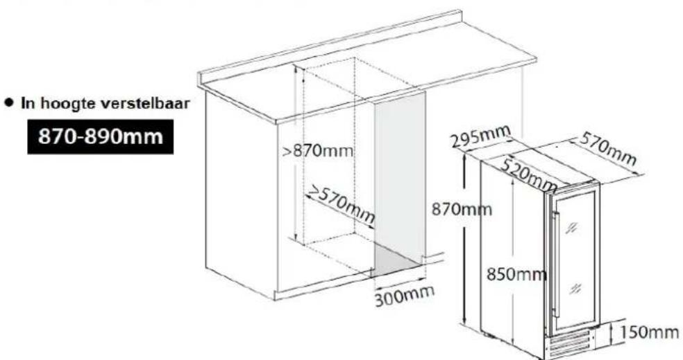 Dunavox DX-17.58DBK - Opbouw Tweevoudige Zone - 4