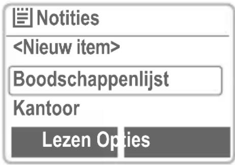 Notities Boodschappenlijst Kantoor Lezen Options