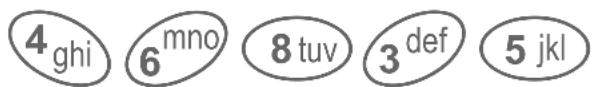4ghi 6^mno 8tuv 3^def 5jkl