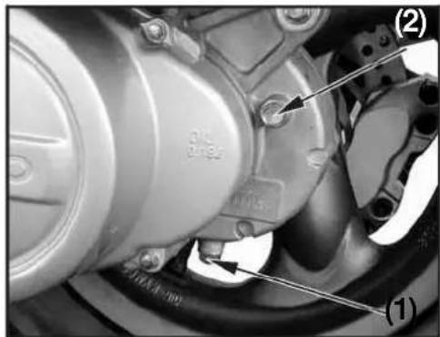 KYMCO New Dink 200i - Carterinhoud (na aftappen): 0.9 liter - 2