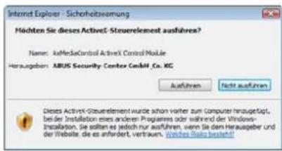 ABUS TVVR70020 - MS Internet Explorer 8: - 1