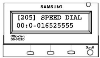 [205] SPEED DIAL 00:0-016525555 OfficeSetv DS-5021D Scroll