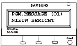 SAMSUNG PGM.MESSAGE (01) NIEUW BERICHT OfficioServ DS-5021D Scroll