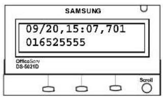SAMSUNG 09/20,15:07,701 016525555 OfficeServ DS-5021D Scroll