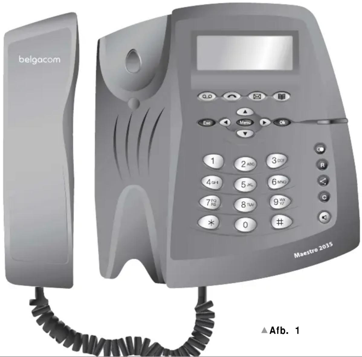 belgacom Maestro 2035 ▲ Afb. 1