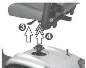 KYMCO ForU - De zitting verwijderen - 2
