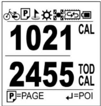 1021 CAL 2455 TOD CAL P=PAGE ←=POI