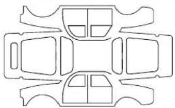 RENAULT Kangoo Z.E.(2002) - PLAATWERKCONTROLE (3/5) - 2