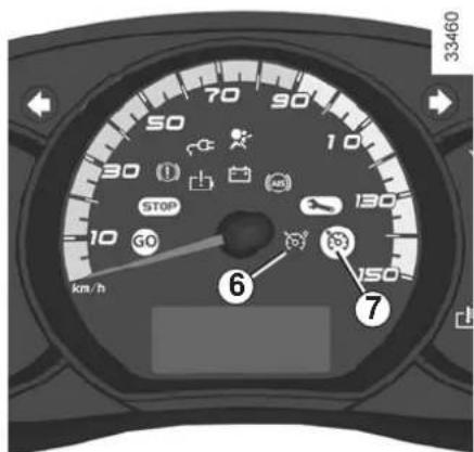 33460 50 70 90 10 30 STOP 130 10 GO 150 km/h ⑥ ⑦