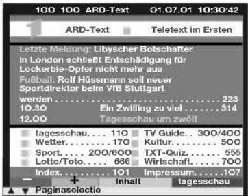 LOEWE Aconda 9381 HD - Teletekstmodus - 2