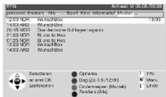 LOEWE Aconda 9381 HD - EPG-modus - 3