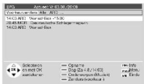 LOEWE 32 articos - EPG gebruiken - 4