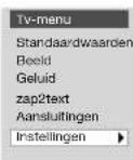 LOEWE 32 articos - Zender van de VCR zoeken en opslaan (als er geen Euro AV-kabel aanwezig is) - 2