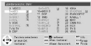 LOEWE 32 articos - Zenders voor EPG selecteren - 1