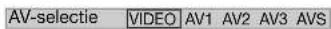LOEWE 32 articos - Audio-/videozender oproepen - AV-selectie - 2