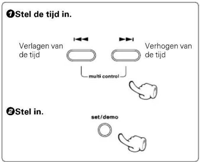 KENWOOD HM-535 - Stel de starttijd (ON) en stoptijd (OFF) in. - 1
