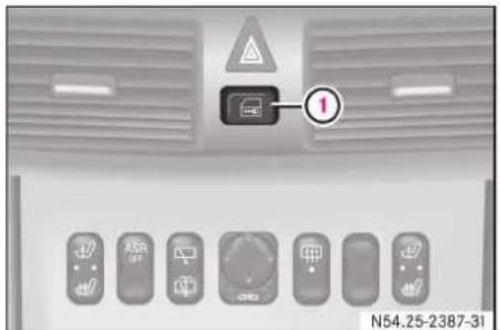 Mercedes-Benz Vaneo (2004) - ドアロックスイッチ - 1