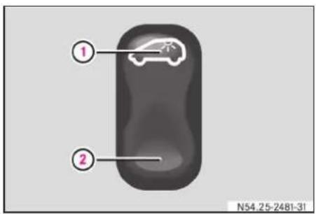 Mercedes-Benz Vaneo (2004) - リアルーム赤色灯 - 1