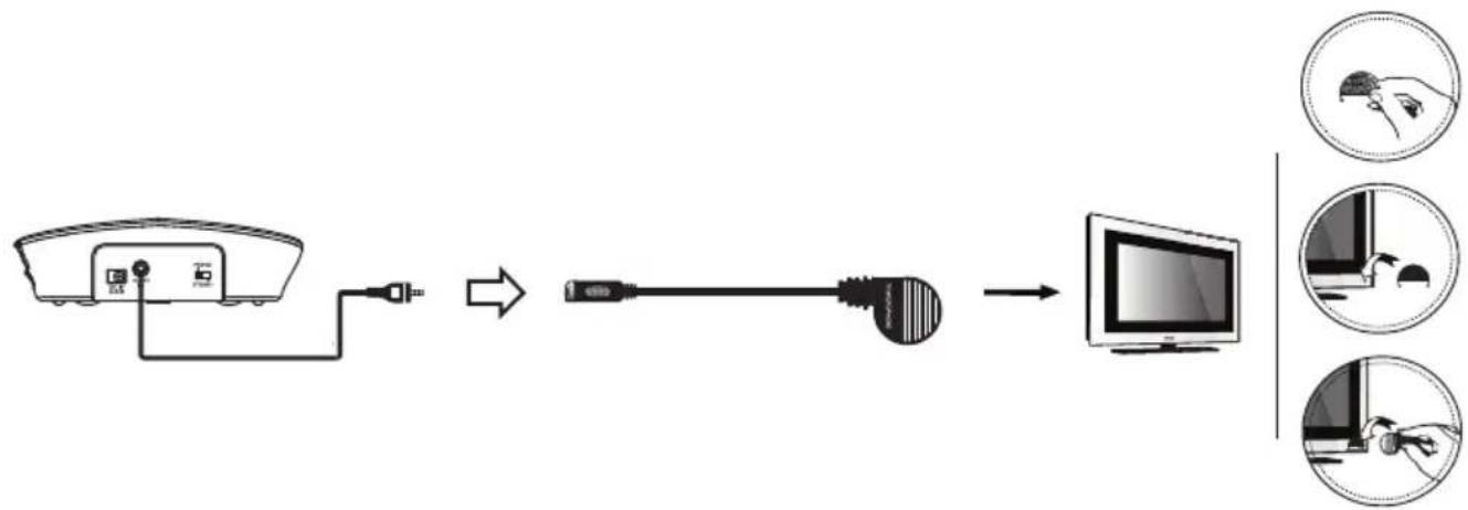 Amplicom TV2400 - Extra microfoon - 1