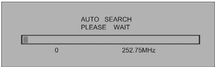 AUTO SEARCH PLEASE WAIT 0 252.75MHz