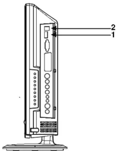 AudioSonic LC-227090 - E) Aansluiting met HDMI-signaal - 1