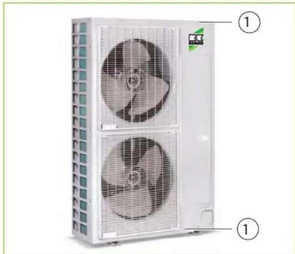 REMKO WKF 120 Duo S-line - Elektrische aansluiting buitenunit - 2