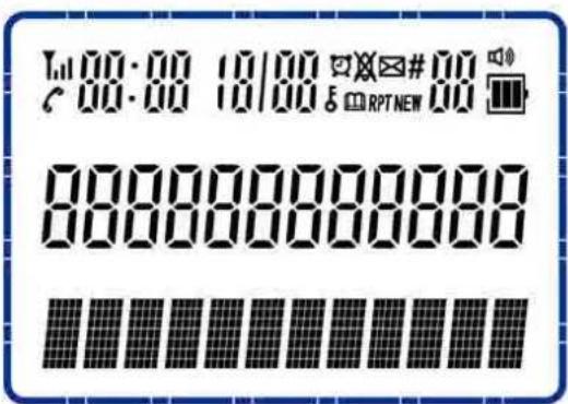 THOMSON Moovy TH-545D - ▶ Handset displaysymbolen - 1