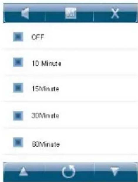 OFF 10 Minute 15Minute 30Minute 60Minute