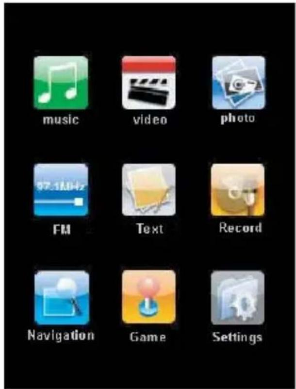 Ricatech RC-2200 - Hoofdmenu - 1