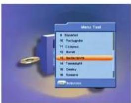Clarke-tech HD6600 SST - 1) Menu Taal Instellen - 1