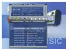 Clarke-tech HD5000C - 1) MP3 menu - 1