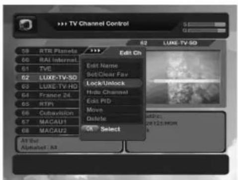 SAB Ultimedia 8000HD - Kanaal Modus - 1