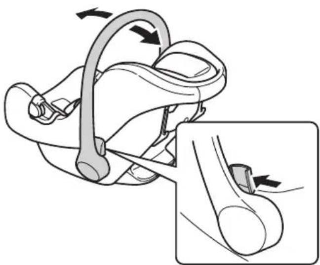 Bugaboo Takata - standen van de draagbeugel - 1