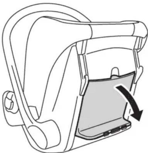 Bugaboo Takata - standen van de draagbeugel - 2