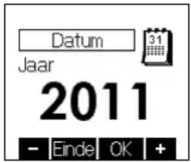Datum Jaar 2011 - |Einde | OK | +