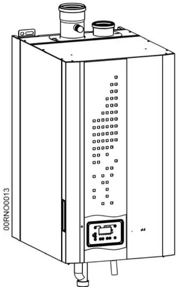 Ygnis Varfree - CONDENSERENDE GASWANDKETEL 40-60-80-100kW met modulerende brander voor aardgas Type: B23 - B23P - C13 - C33 - C53 - 1
