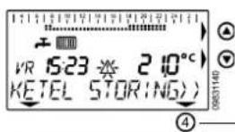FERROLI Romeo DRS0034 - Weergeven storingen op het display van de thermostaat - 4