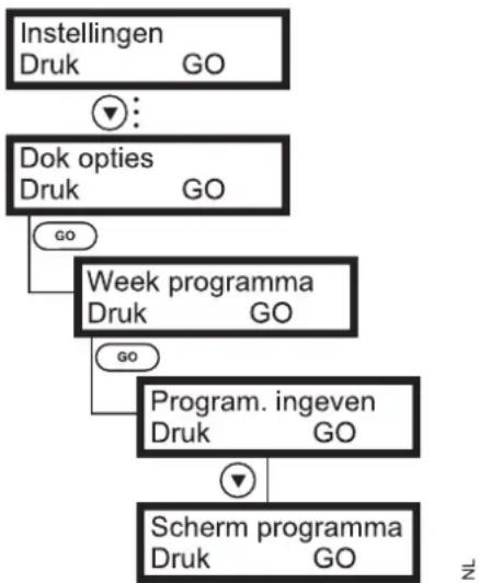 VIKING MI 555 C - Weekprogramma weergeven - 1