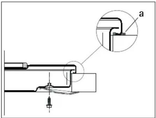 AEG-ELECTROLUX 65553G-M - Fitting the hob to the worktop - 2